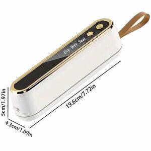 Compact White and Gold Sealer